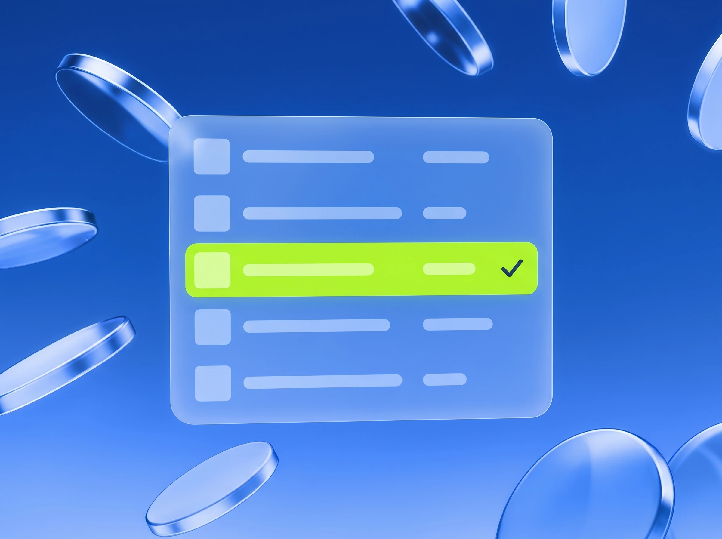 Illustration: Liste von Publikationen, eine in Lime