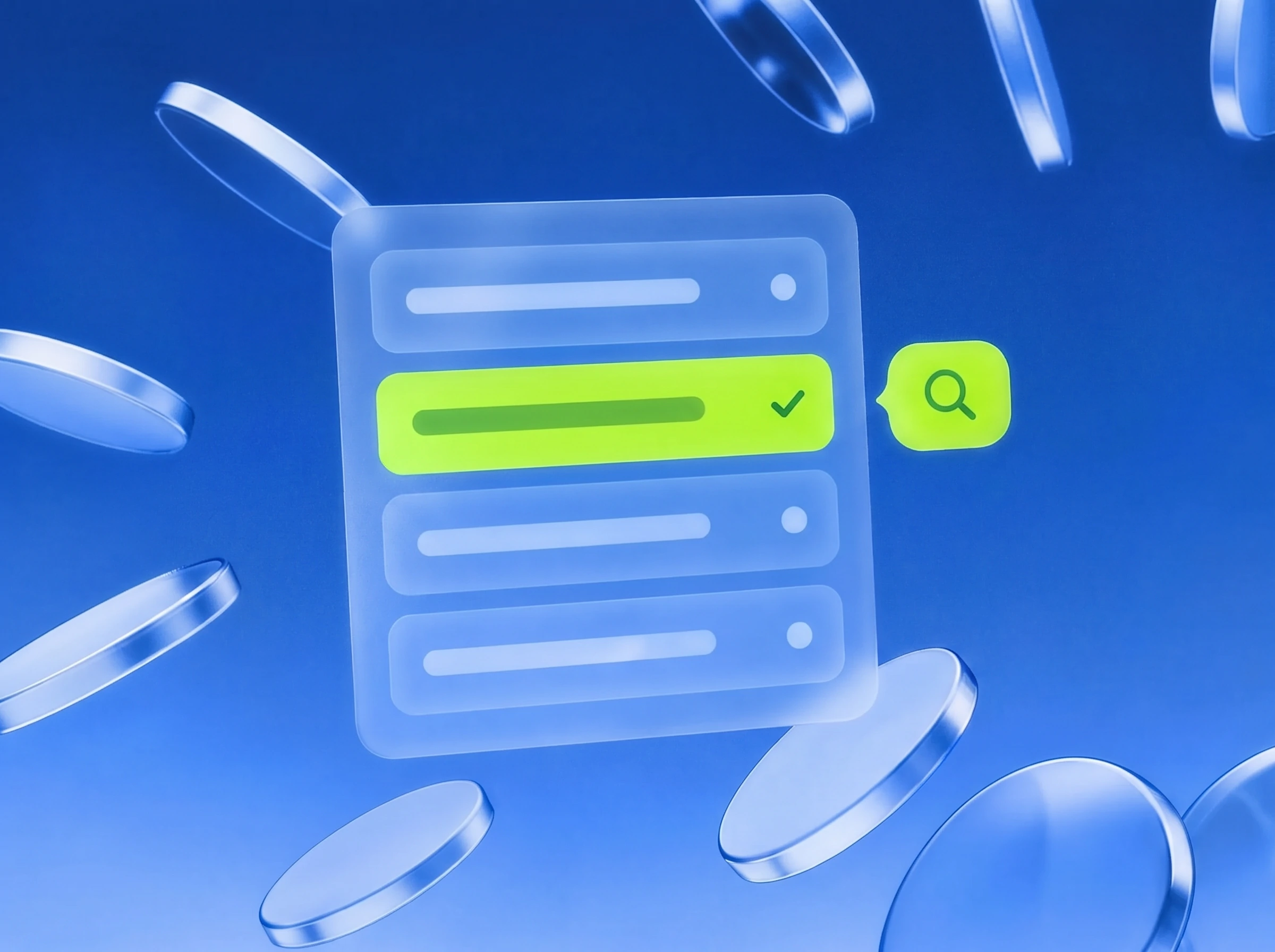 Illustration: Website-Checkliste, ein Eintrag mit Lime-Haken