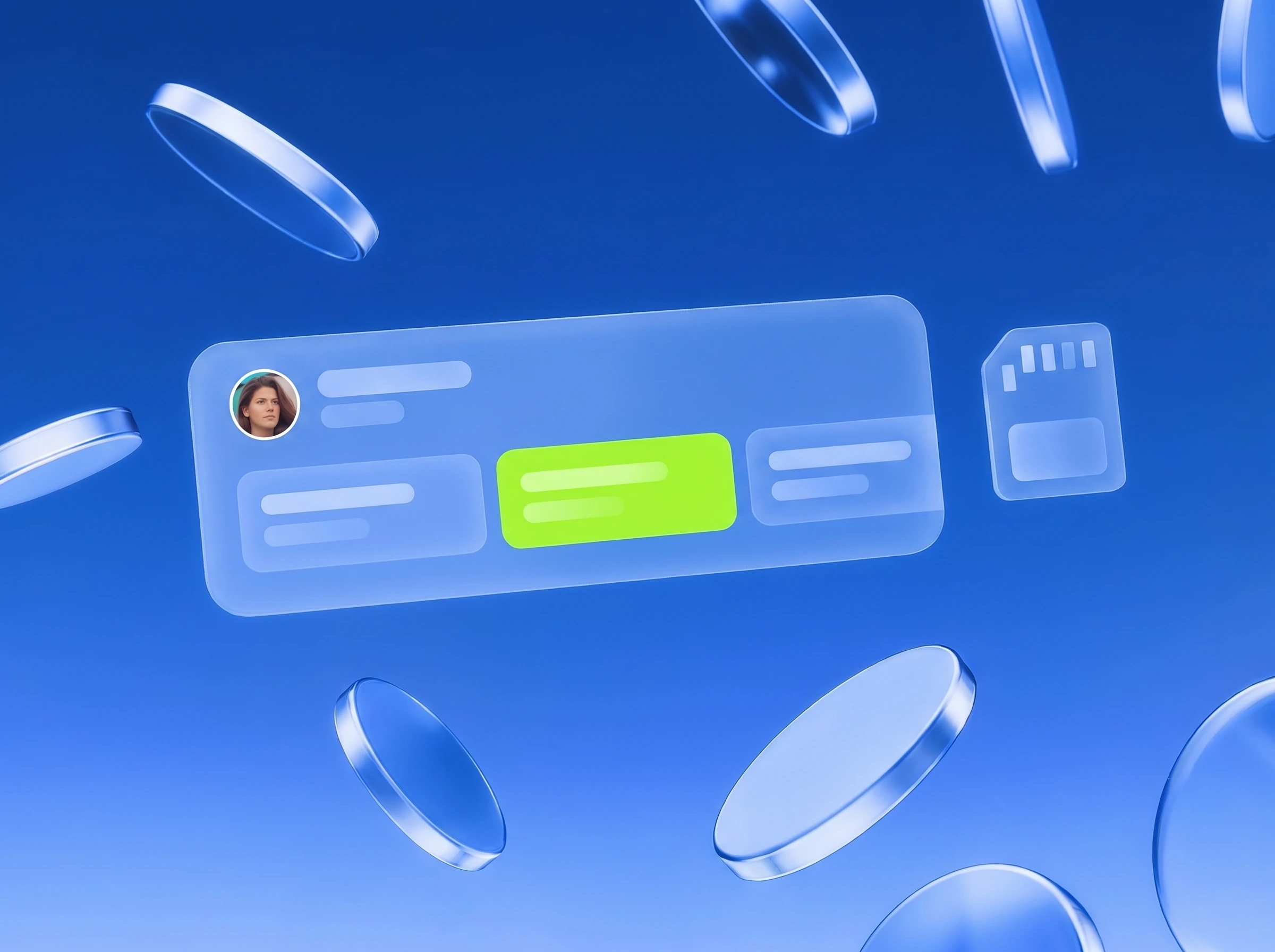 Illustration: Schnitt-Zeitleiste, ein Clip in Lime
