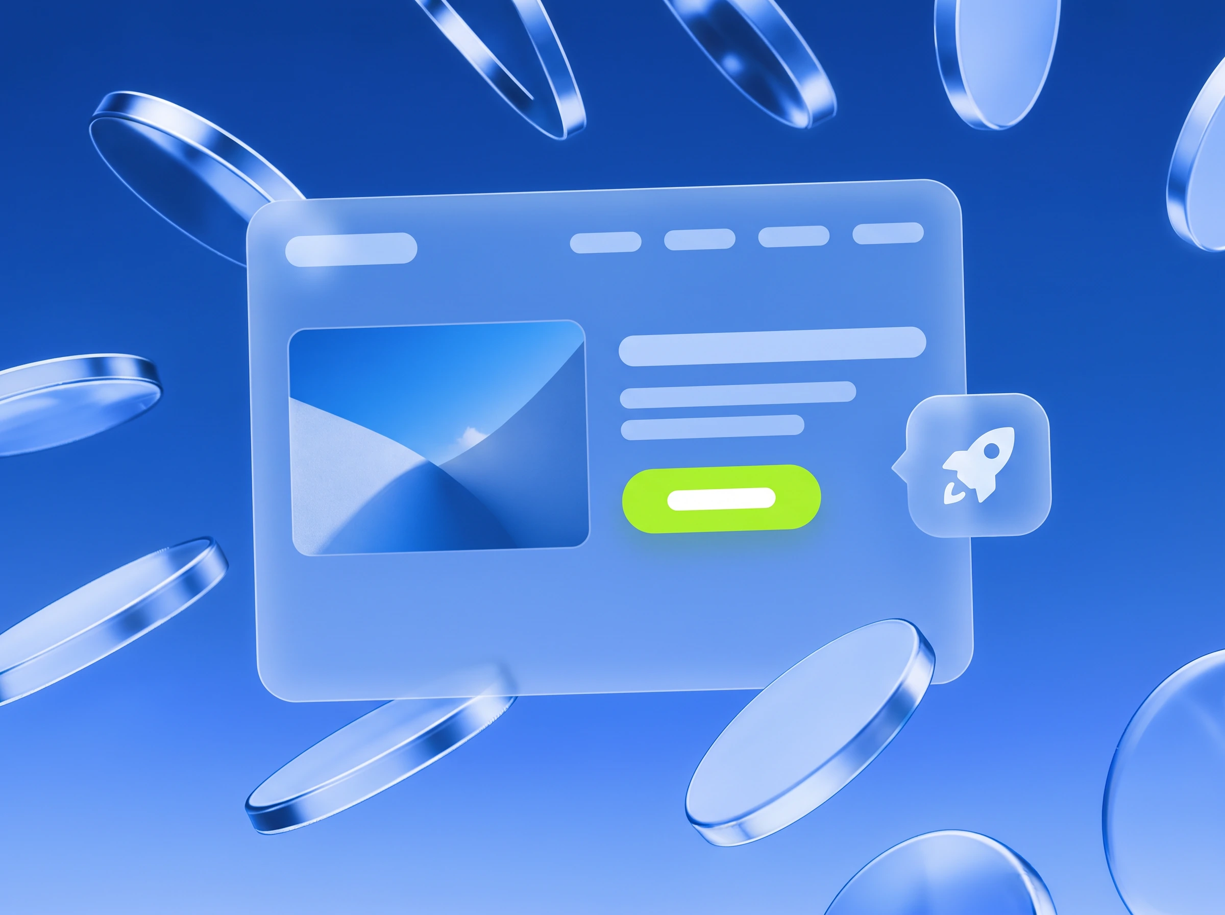 Illustration: Landingpage-Wireframe mit Formular und Lime-Button